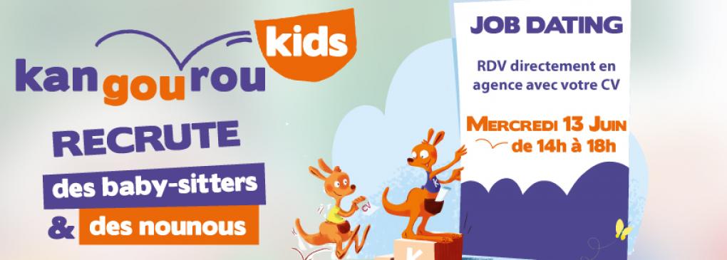 Kangourou Kids recrute des baby-sitters et des nounous sur Chambéry. Rendez vous directement en agence avec votre CV le mercredi 13 juin de 14 à 18 heures